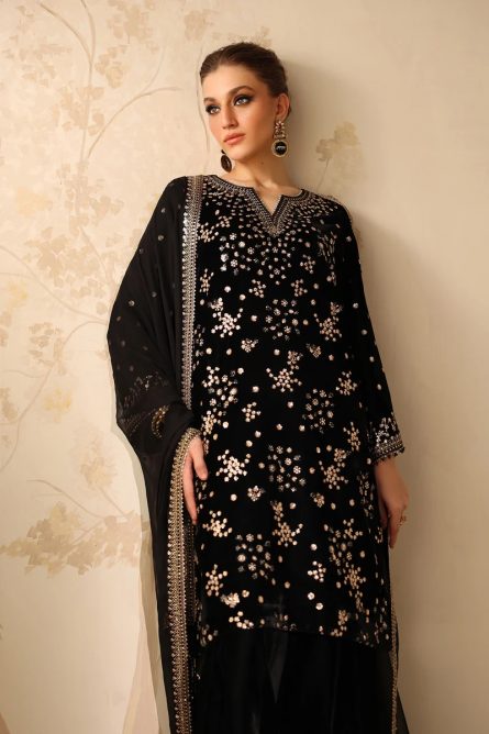 Ava 3Pc – Velvet Dress