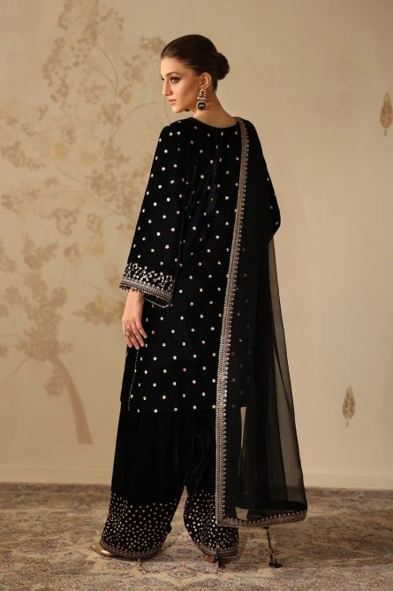 Ava 3Pc – Velvet Dress