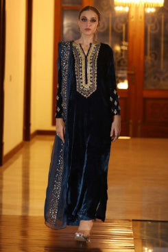 Blue Haze 3Pc – Festive Velvet Pret